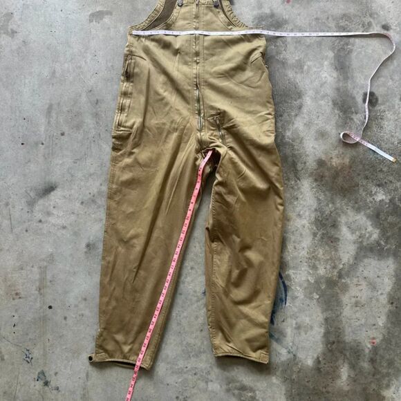 Vintage 40s WWII Armored Tanker Combat Trousers Overalls Size Small - Picture 8 of 8